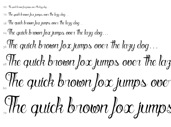 Blood Shade font waterfall